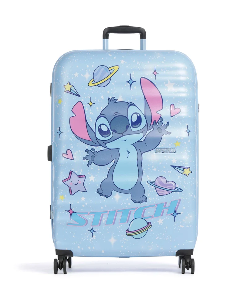 American Tourister Wavebreaker Disney Valise 4 roues stitch universe