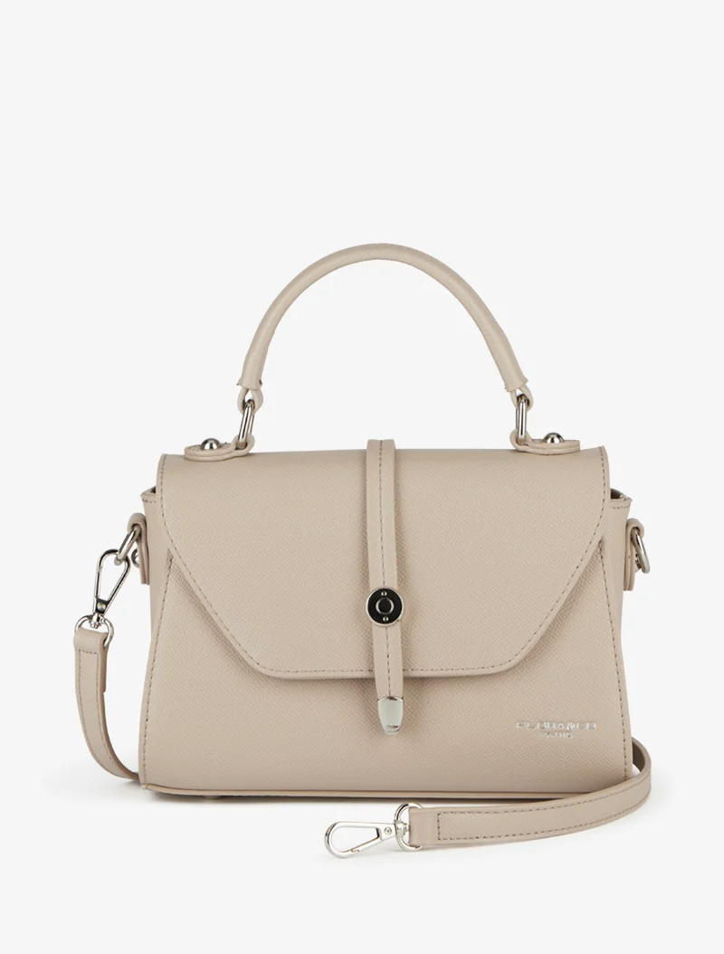 Sac besace Erica à picots - Taupe