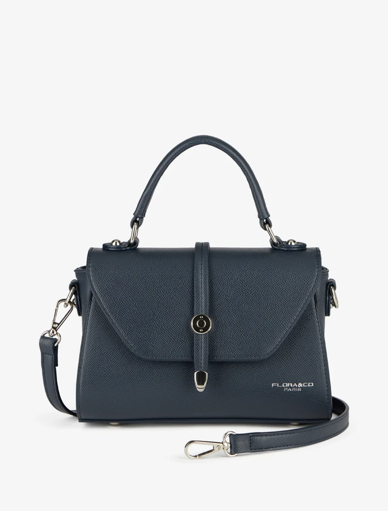 Sac besace Erica simili cuir - Marine