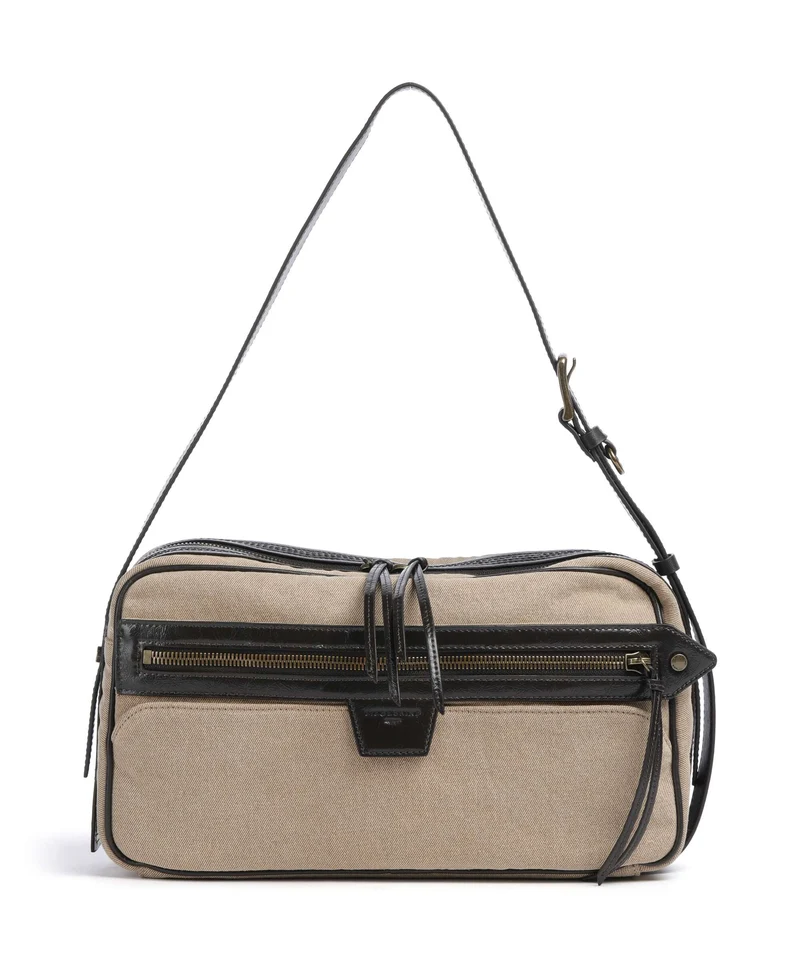 Liebeskind Juno Denim M Sac porté épaule beige