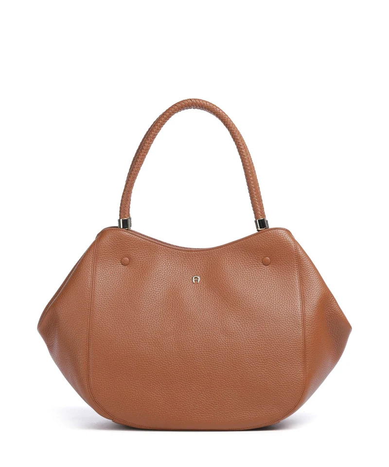 Aigner Carré Soft L Cabas cognac brown