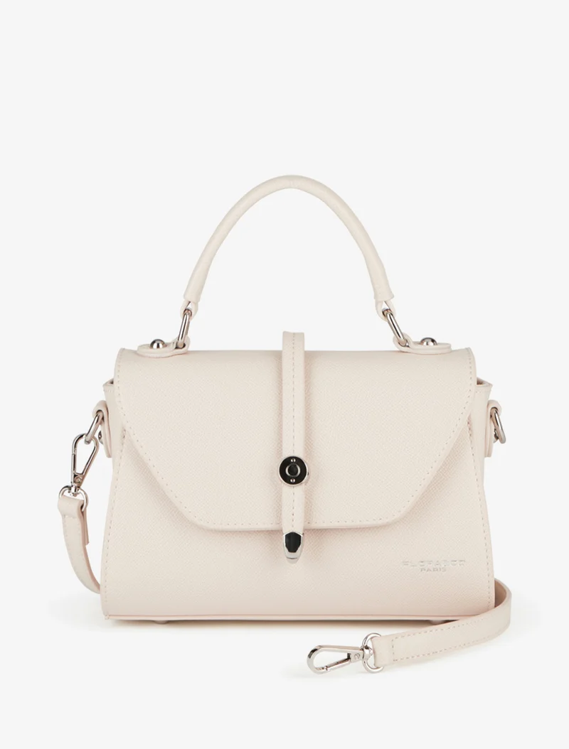 Sac besace Erica simili cuir - Beige