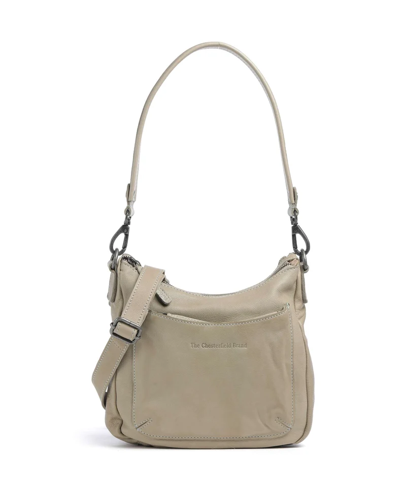 The Chesterfield Brand Washed Waxed Cow Caroline Sac bandoulière ocean green