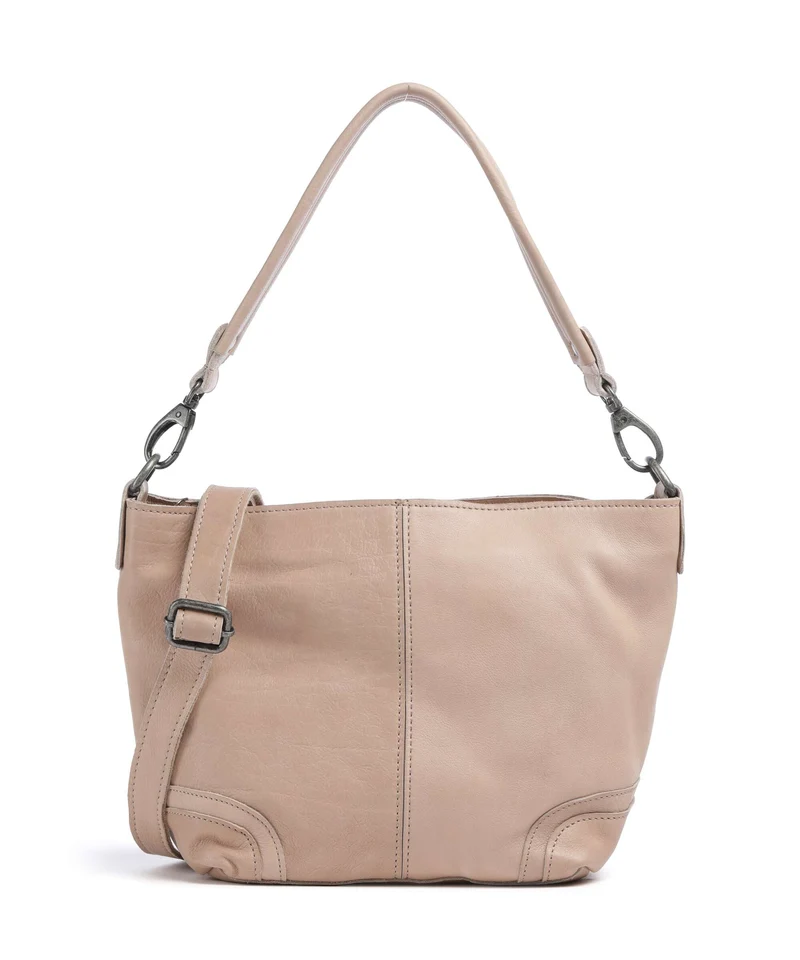 The Chesterfield Brand Washed Waxed Cow Lucy Sac porté épaule beige