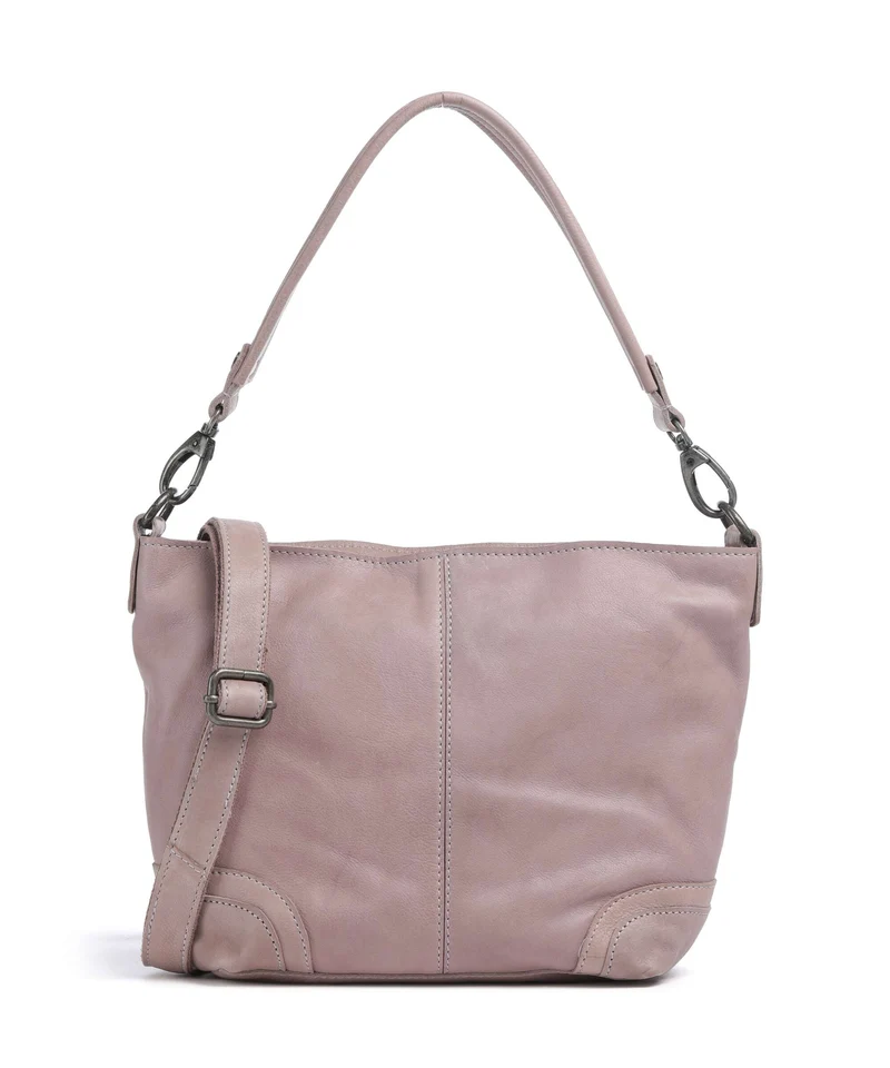 The Chesterfield Brand Washed Waxed Cow Lucy Sac porté épaule lavender lilac