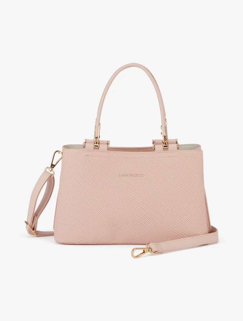 Sac à main April texturé - Rose