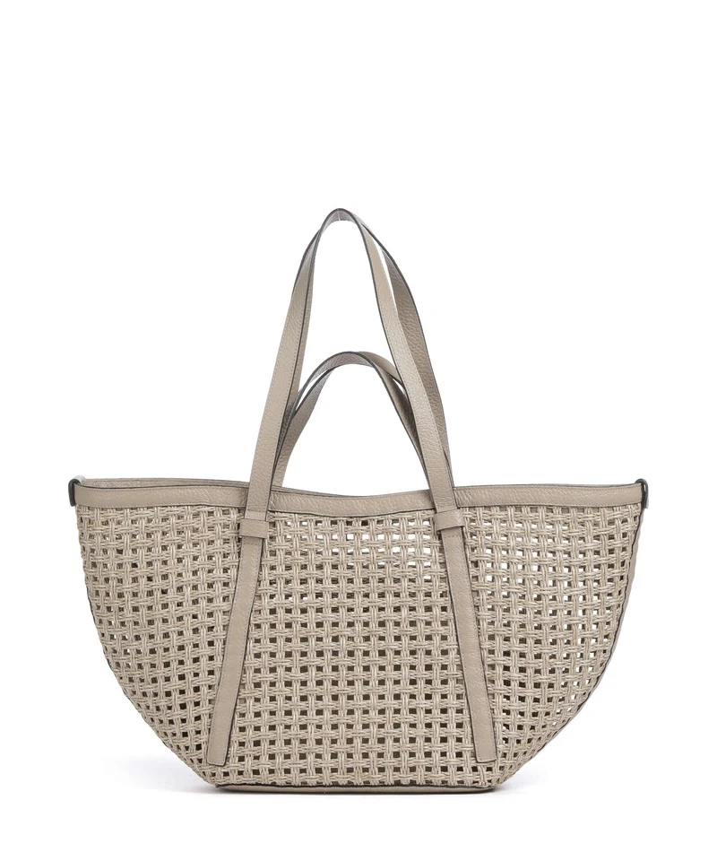 Abro Raffia Net Cosmo Large Cabas sahara
