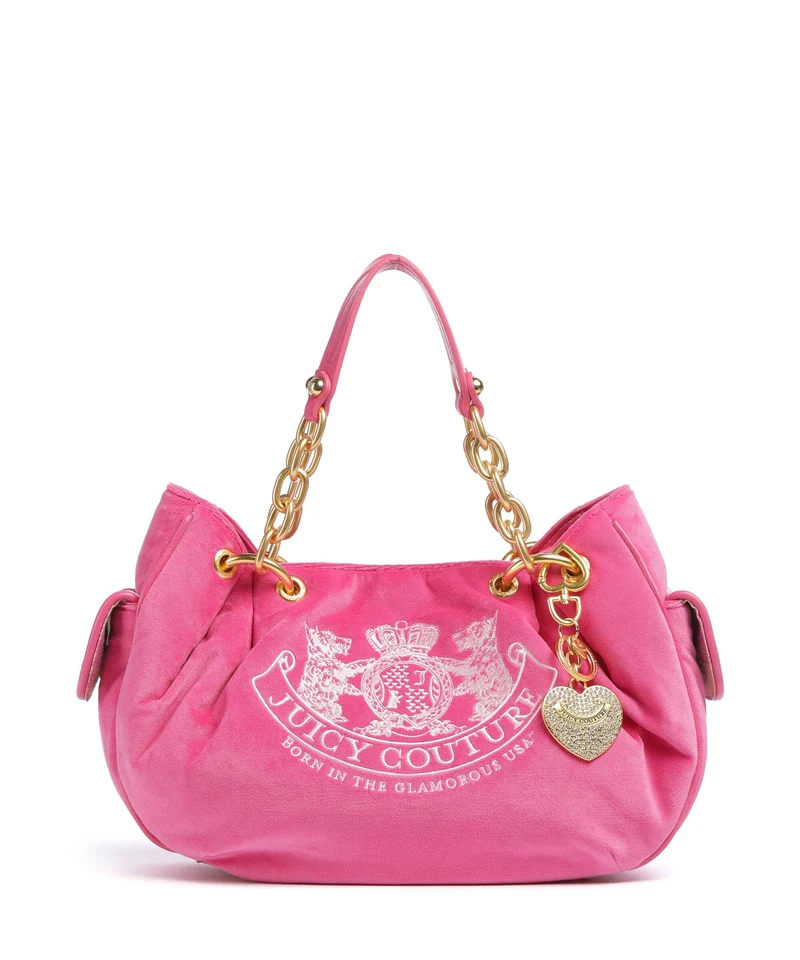Juicy Couture Daydreamer Classic Crest M Sac fourre-tout pink yarrow