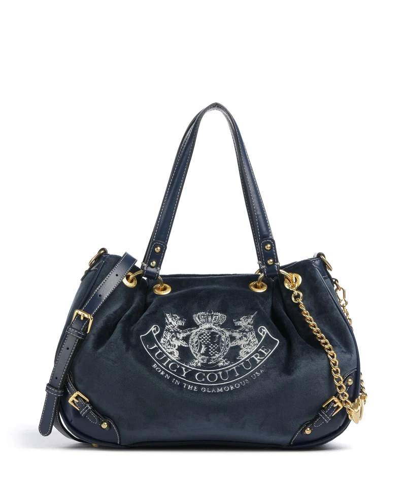 Juicy Couture Twig Narrative Velvet M Sac fourre-tout blue depths