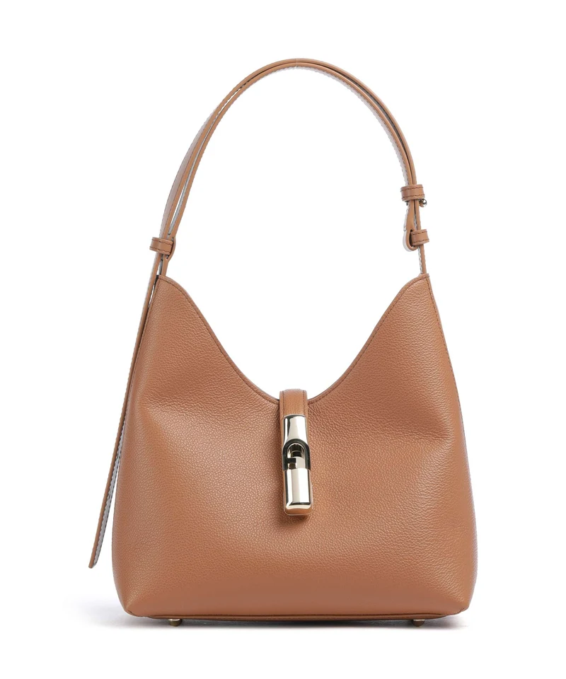 Furla Goccia S Sac porté épaule brandy