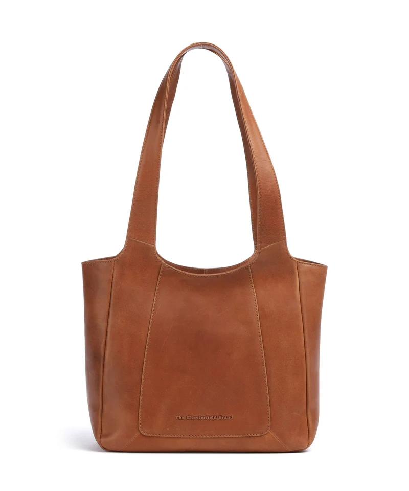 The Chesterfield Brand Wax Pull Up Cow Tofino Cabas cognac