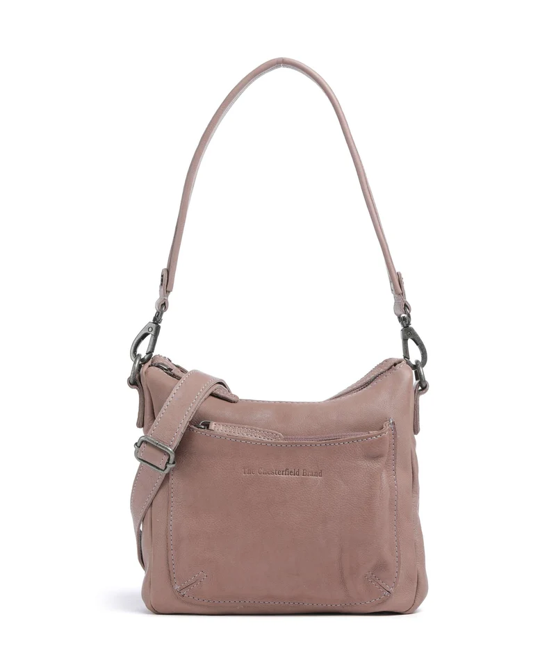 The Chesterfield Brand Washed Waxed Cow Caroline Sac bandoulière lavender lilac
