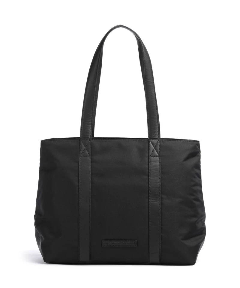 The Chesterfield Brand Nylon Wax Pull Up Otta Cabas black
