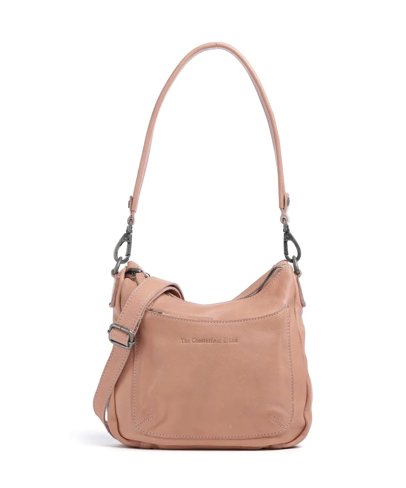 The Chesterfield Brand Washed Waxed Cow Caroline Sac bandoulière vintage rose