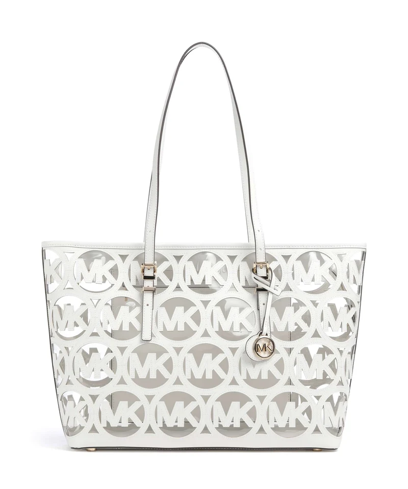 Michael Kors Quinn Large Cabas optic white