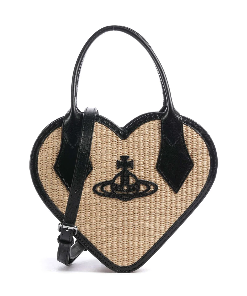 Vivienne Westwood Josephine Heart Sac à main natural