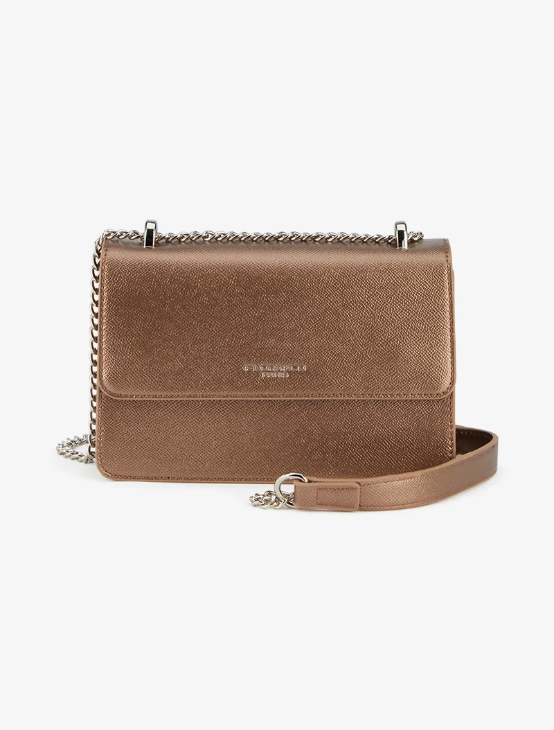 Sac à bandoulière chaîne Marguerite - Bronze