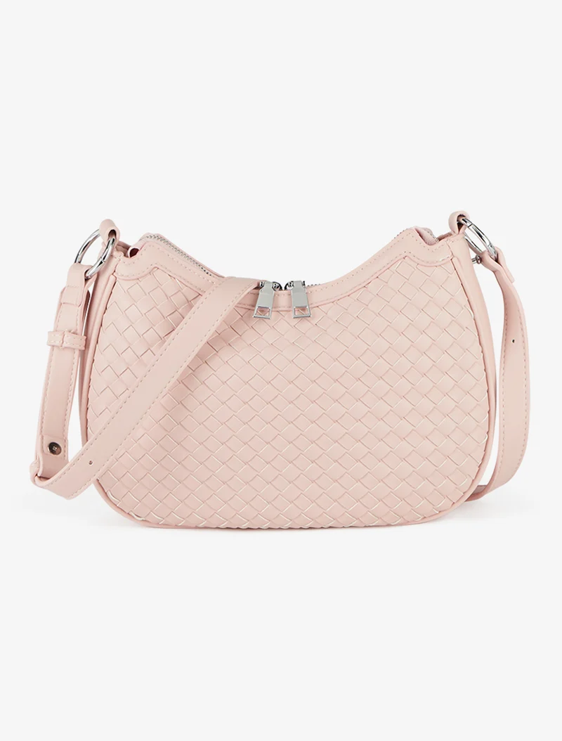 Sac besace Abby bandoulière réglable - Rose