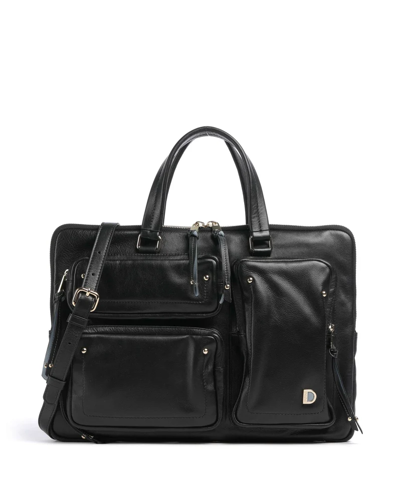 DuDu Bags Pocket Dots Sac d'ordinateur nero