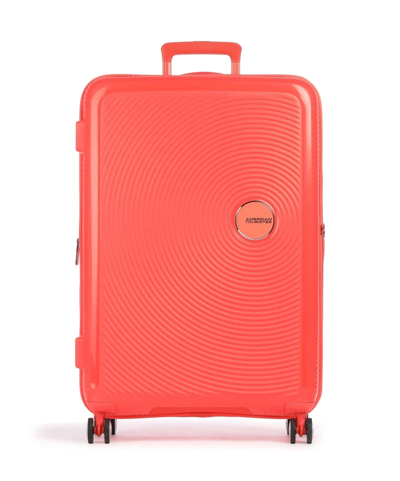 American Tourister Soundbox Valise 4 roues neon orange