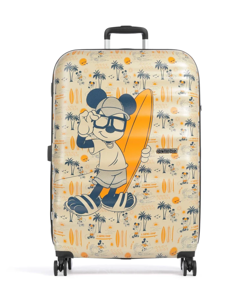American Tourister Wavebreaker Disney Valise 4 roues mickey super surfer