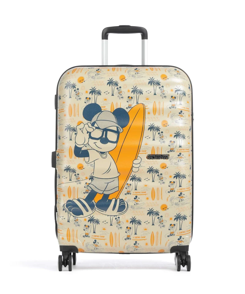 American Tourister Wavebreaker Disney Valise 4 roues mickey super surfer