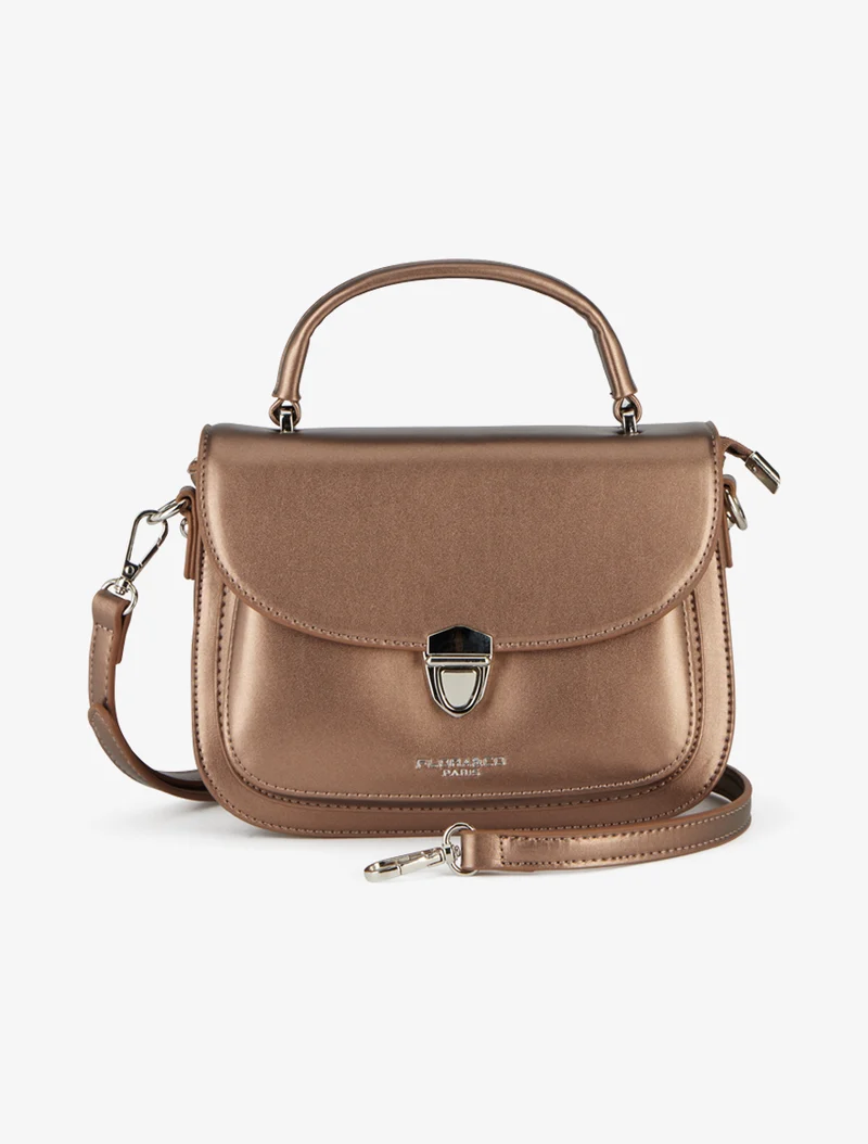 Sac besace Jen en simili - Bronze