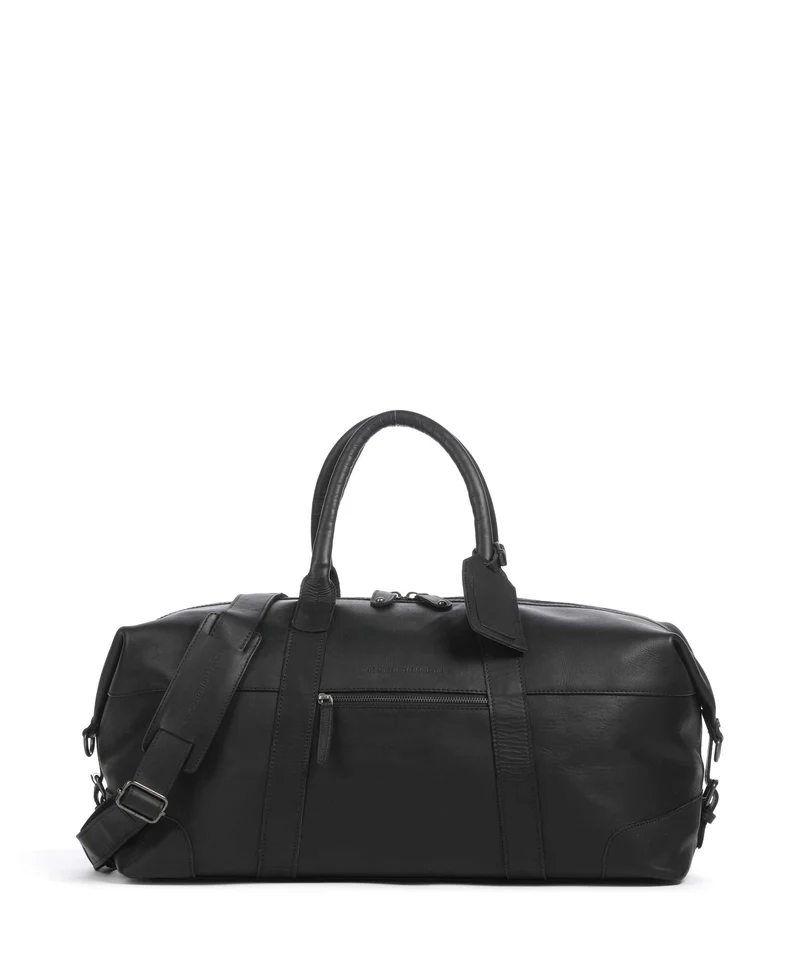 The Chesterfield Brand Wax Pull Up Cow Portsmouth 2 Sac week-end black