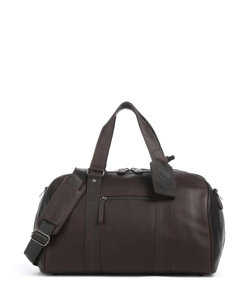 The Chesterfield Brand Wax Pull Up Cow Volenza Sac week-end brown