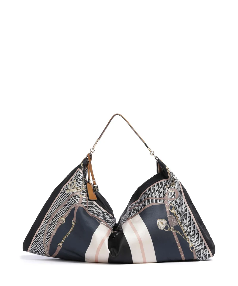Liu Jo Foulard Sac fourre-tout st metall nero