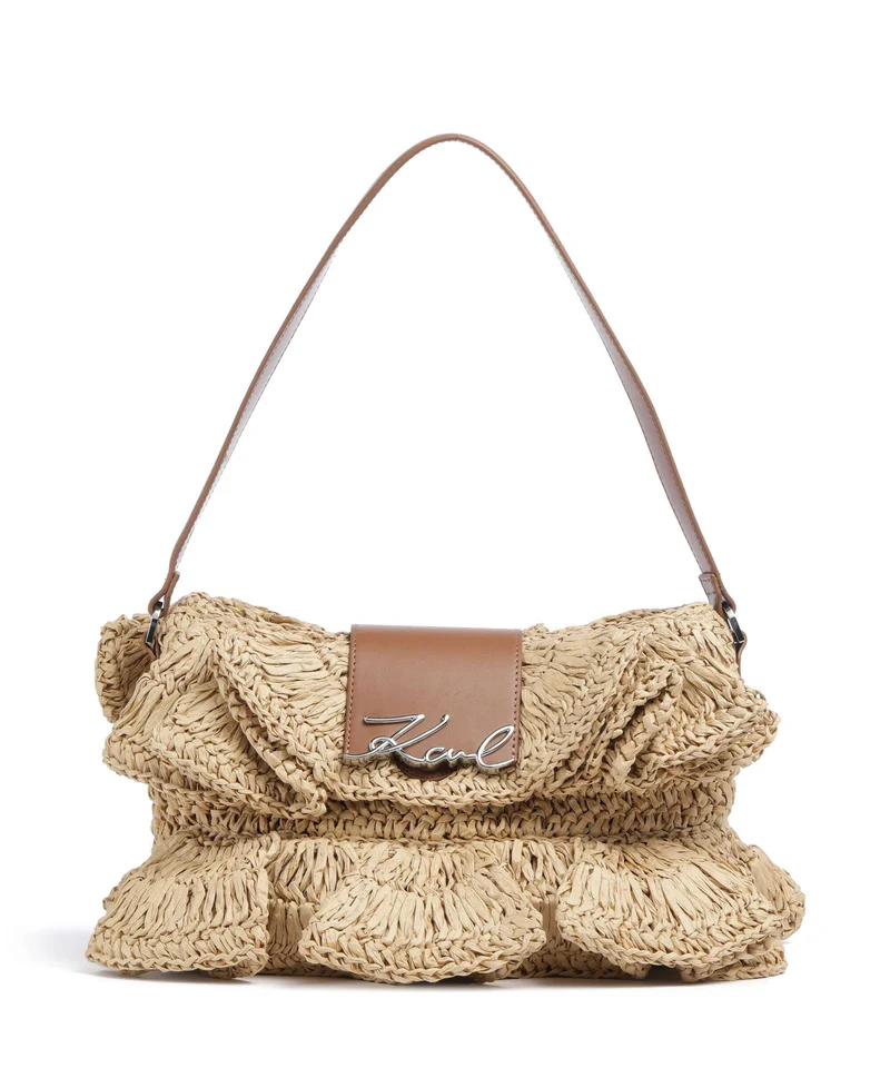 Karl Lagerfeld K/Signature Sac porté épaule natural/tan