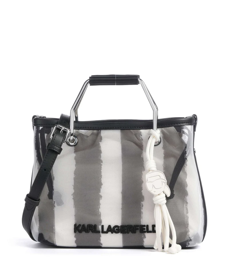 Karl Lagerfeld Ikon Small Sac à main black stripes