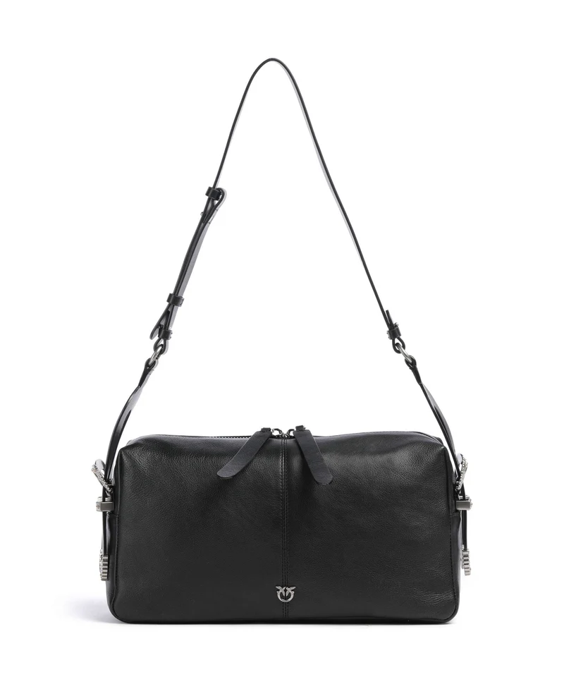 Pinko 24 Classic Sac porté épaule nero/old silver