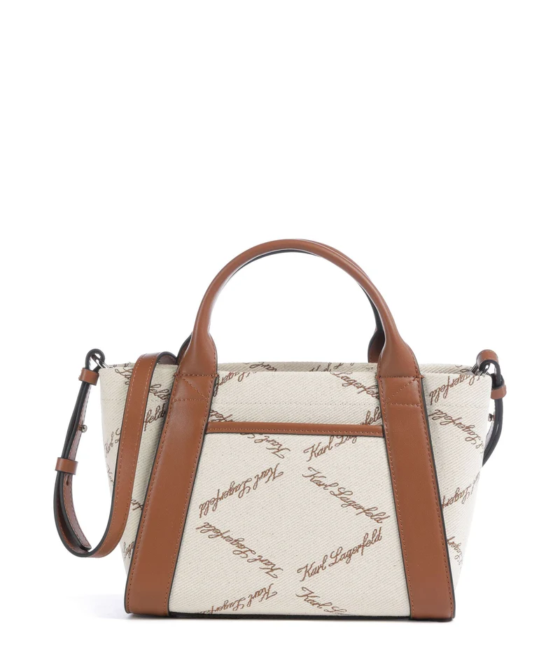 Karl Lagerfeld K/Ville Small Sac à main natural canvas/tan
