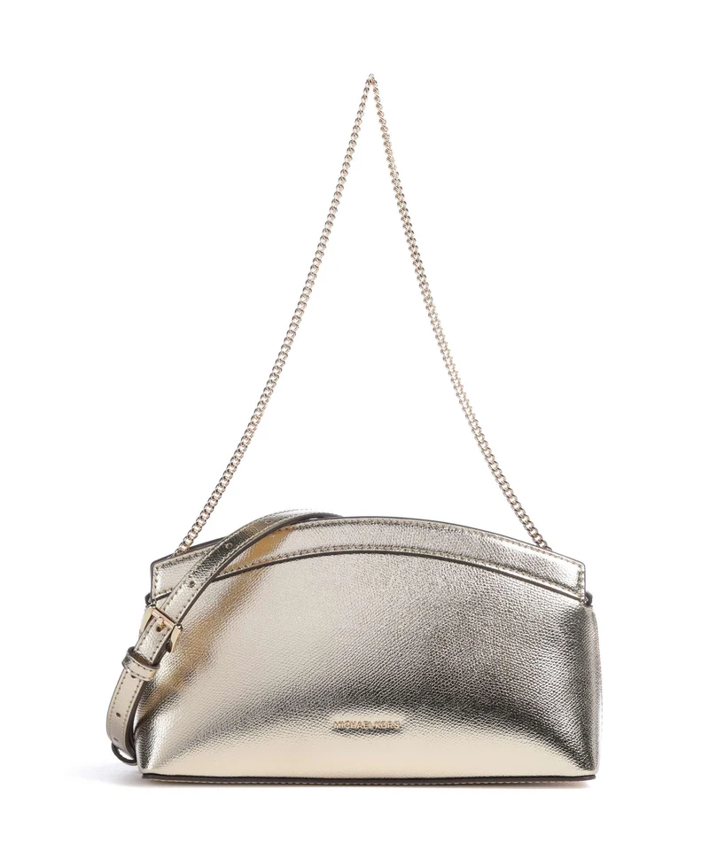 Michael Kors Athena Dome Chain Small Sac porté épaule pale gold