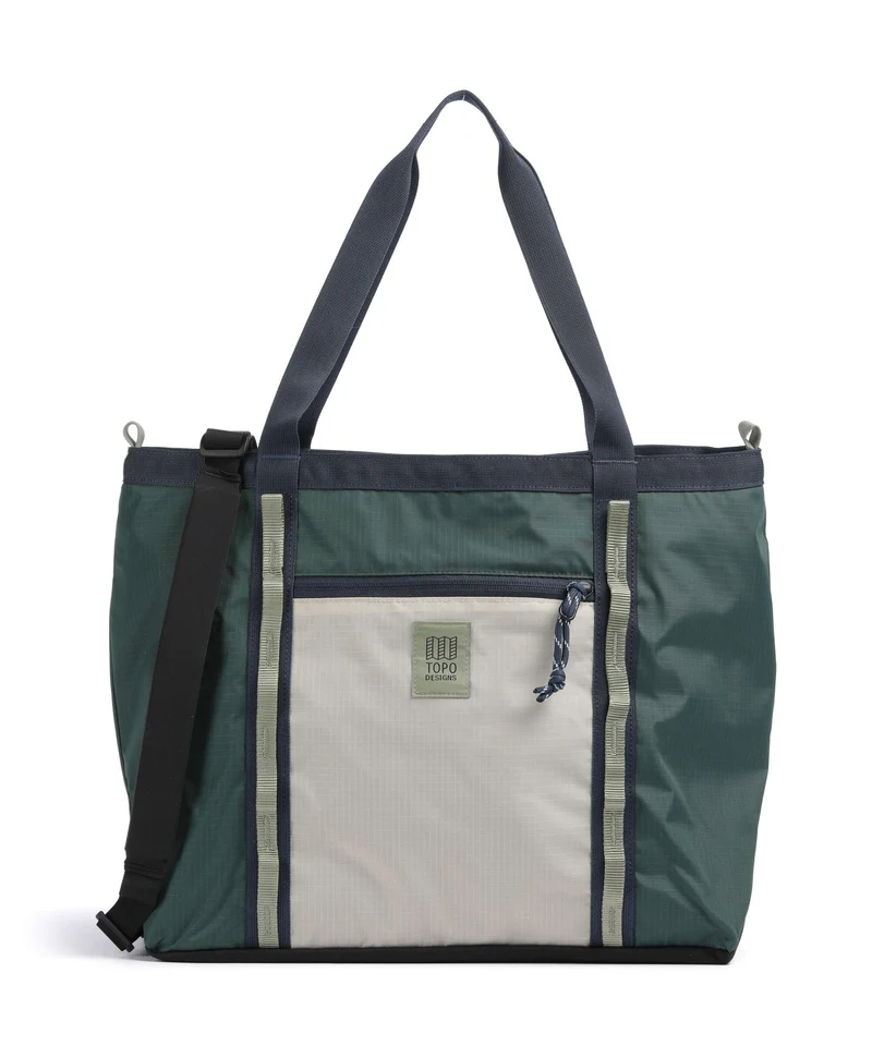 Topo Designs Mountain Utility Cabas forest/bone white