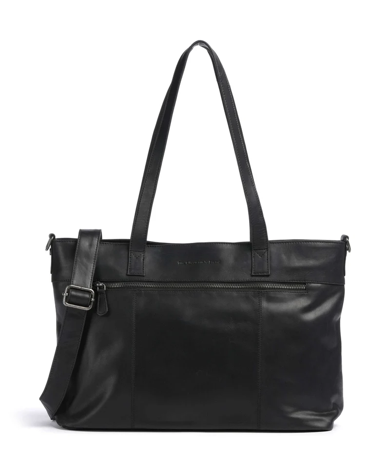 The Chesterfield Brand Wax Pull Up Cow Osira Cabas black
