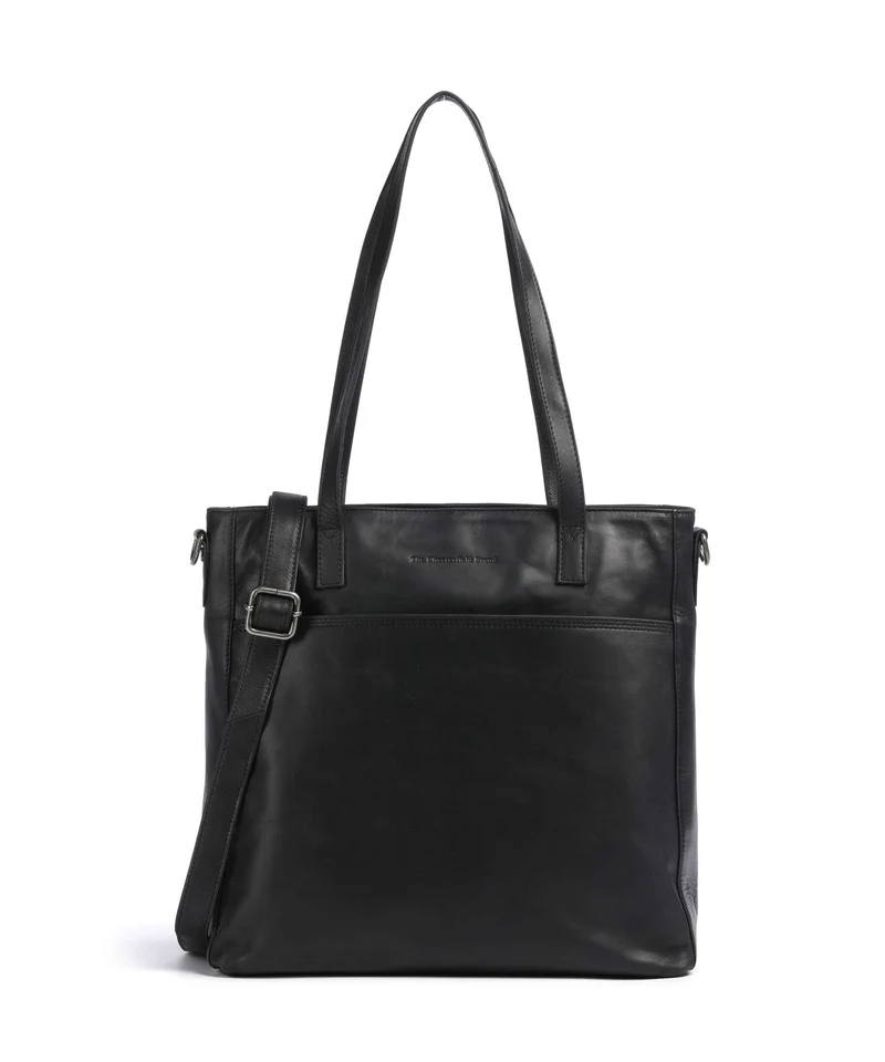 The Chesterfield Brand Wax Pull Up Cow Mosel Cabas black