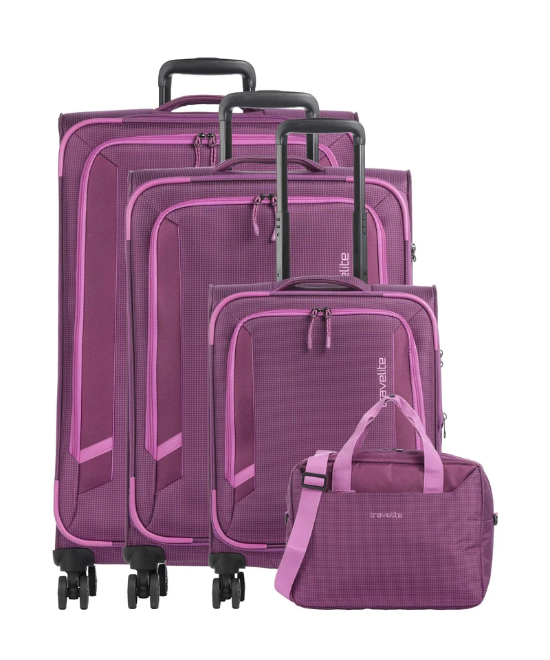 Travelite Corsiica Set de valise (4 roues) pink