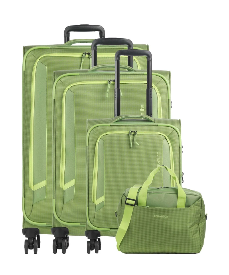 Travelite Corsiica Set de valise (4 roues) fresh green