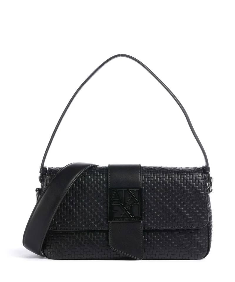 Armani Exchange Susy Soft Woven Sac porté épaule black