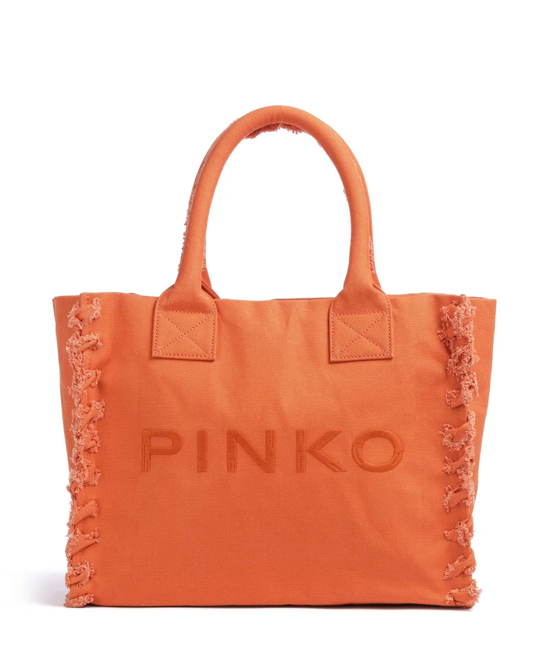 Pinko Beach Sac à main arancio bruc