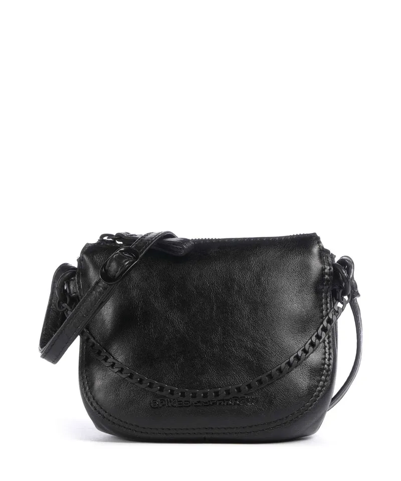 Spikes & Sparrow Apache Delaine Sac bandoulière black