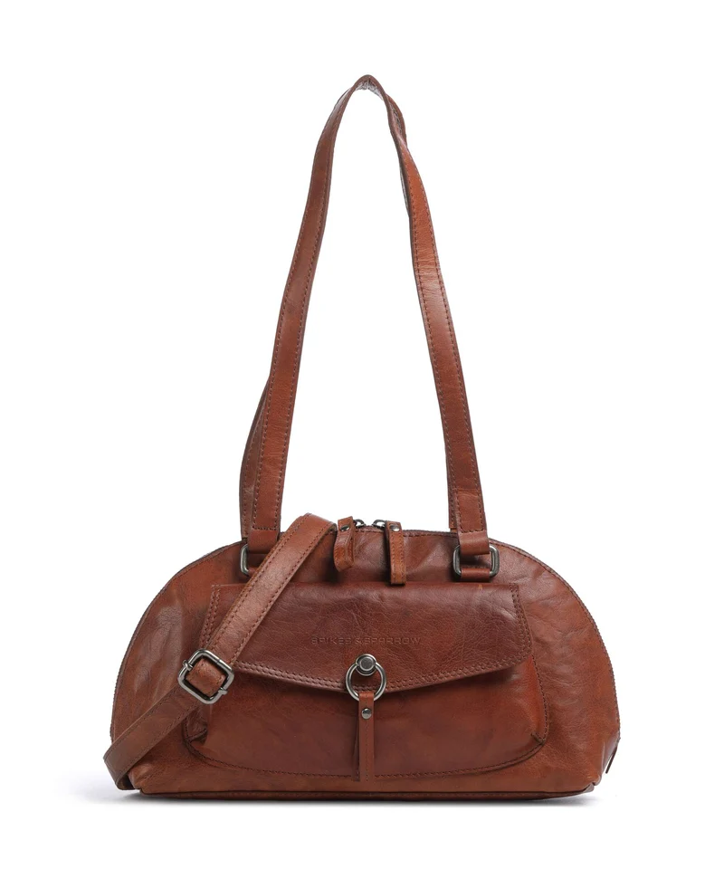 Spikes & Sparrow Bronco Thyrza Sac porté épaule brandy