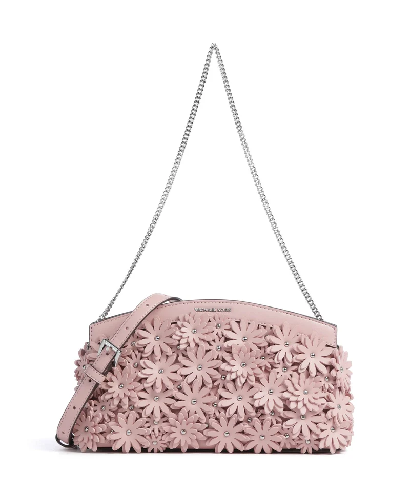 Michael Kors Athena Dome Chain Small Sac porté épaule smokey rose