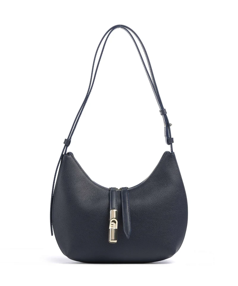Furla Goccia S Sac porté épaule ink blue