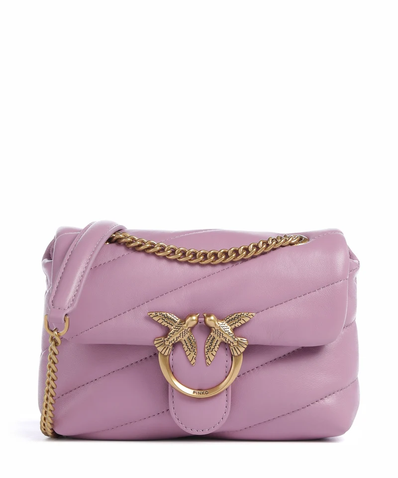 Pinko Love Puff Baby Sac porté épaule lilla/antique gold