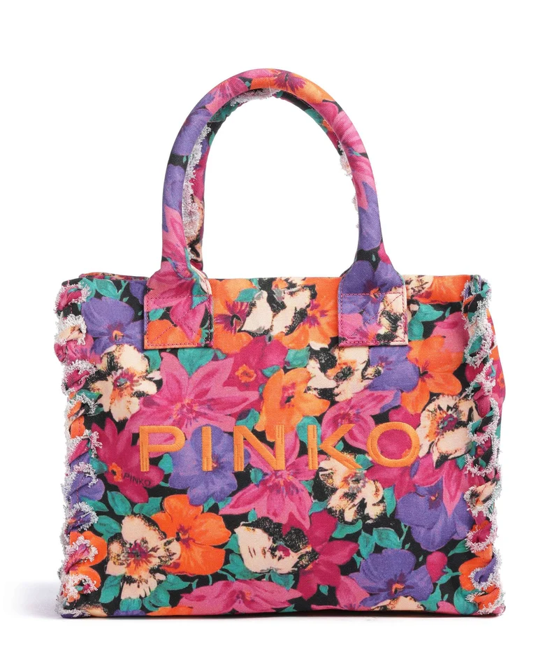 Pinko Beach Sac à main fuxia/multicolor/antique gold