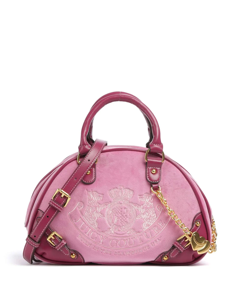 Juicy Couture Twig Narrative Velvet Sac à main super pink