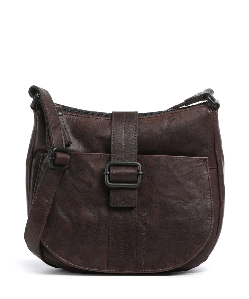 Spikes & Sparrow Bronco Donnella Sac bandoulière dark brown